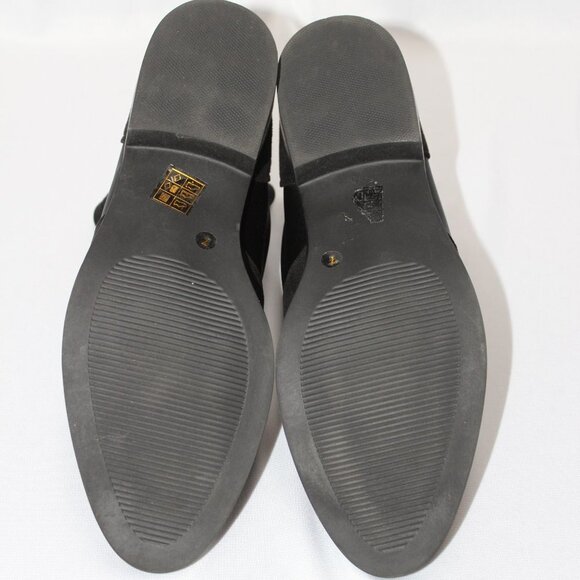 NWOT ASOS Suede Black Ankle Sock Boots - Picture 7 of 12